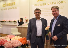 Olaf Blanchard and Ruud Klasens with the Bellini! of Schreurs. Olaf is the representative in Germany, Austria and Switzerland.